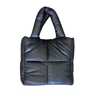 Urban Outfitters Silence + Noise black quilted mini puffer bag